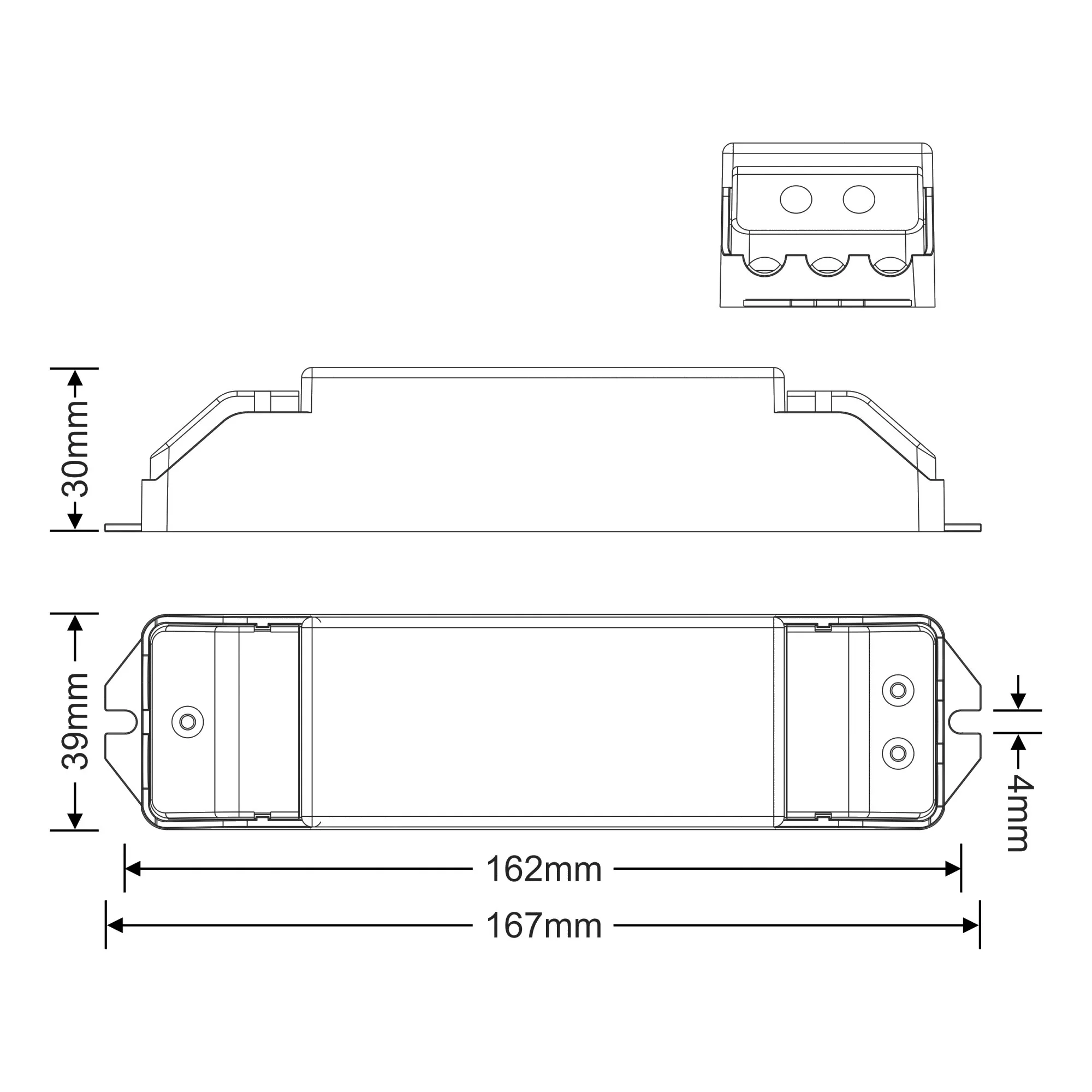DALI Push Dim PWM 1-15W Current Dimmable Driver DC:3-54V DALI-15-100-700-E1A1  LTECH Dali Constant Current